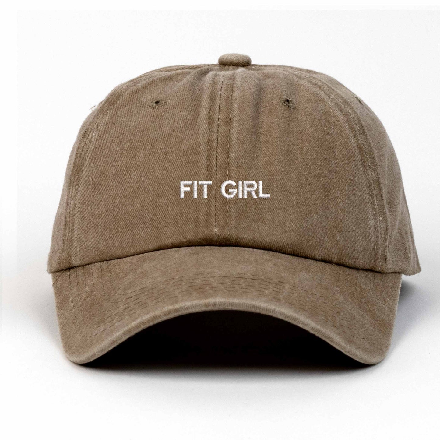 Fit Gril Embroidered Washed Cap