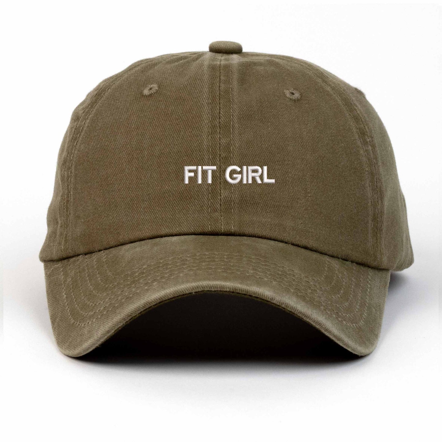 Fit Gril Embroidered Washed Cap