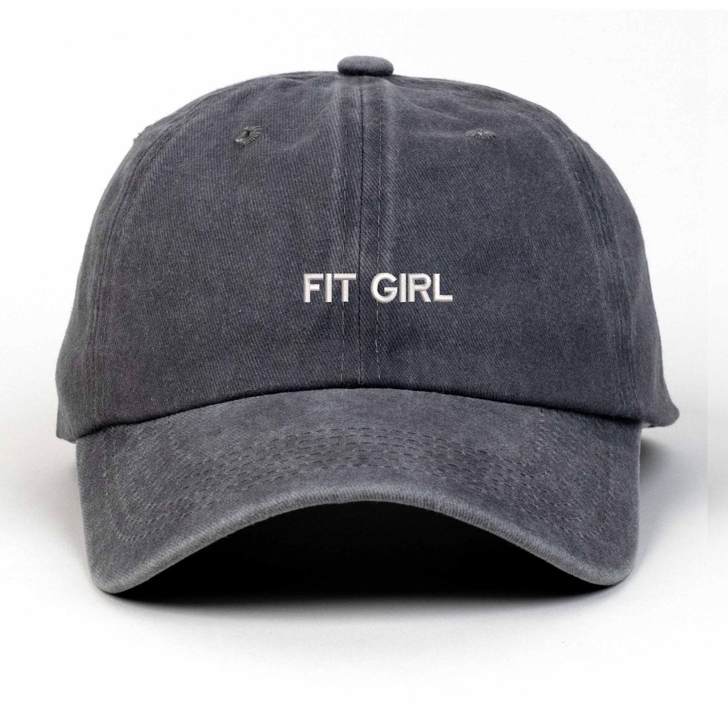 Fit Gril Embroidered Washed Cap