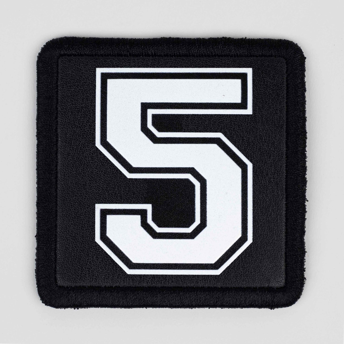 5 Logo Black Patch