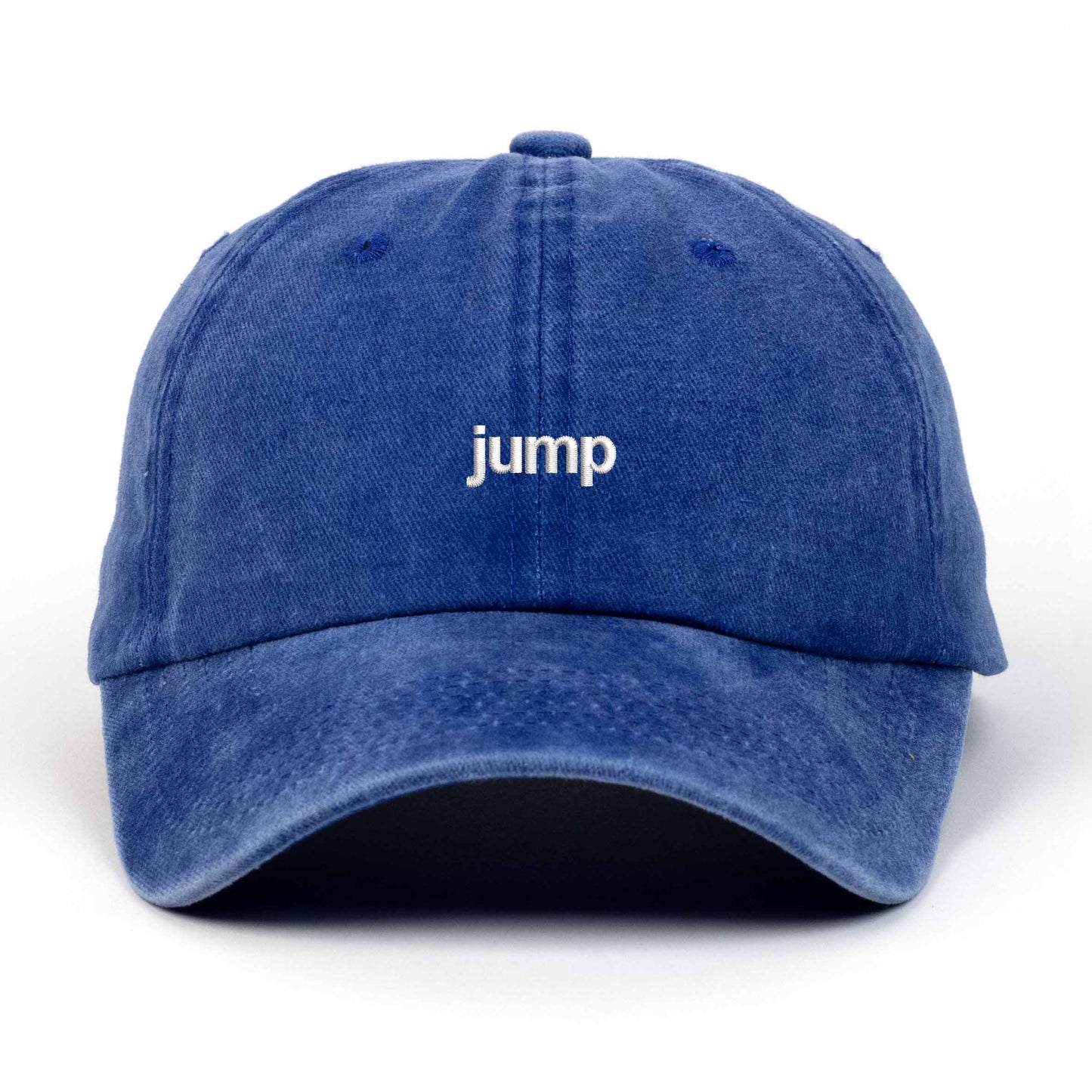 Jump Embroidered Washed Cap