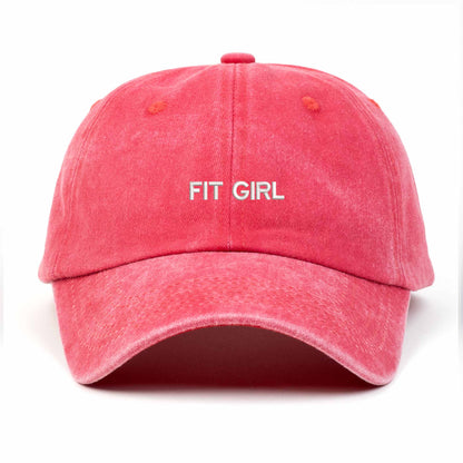 Fit Gril Embroidered Washed Cap