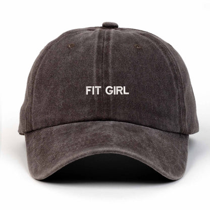 Fit Gril Embroidered Washed Cap