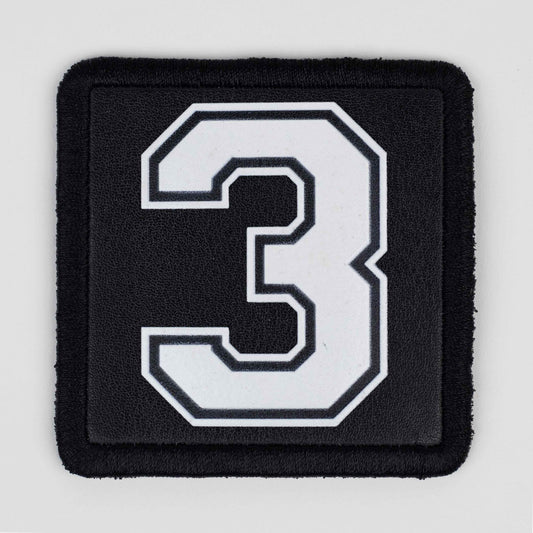3 Logo Black Patch