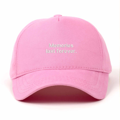 Memories Last Forever Embroidered Cap