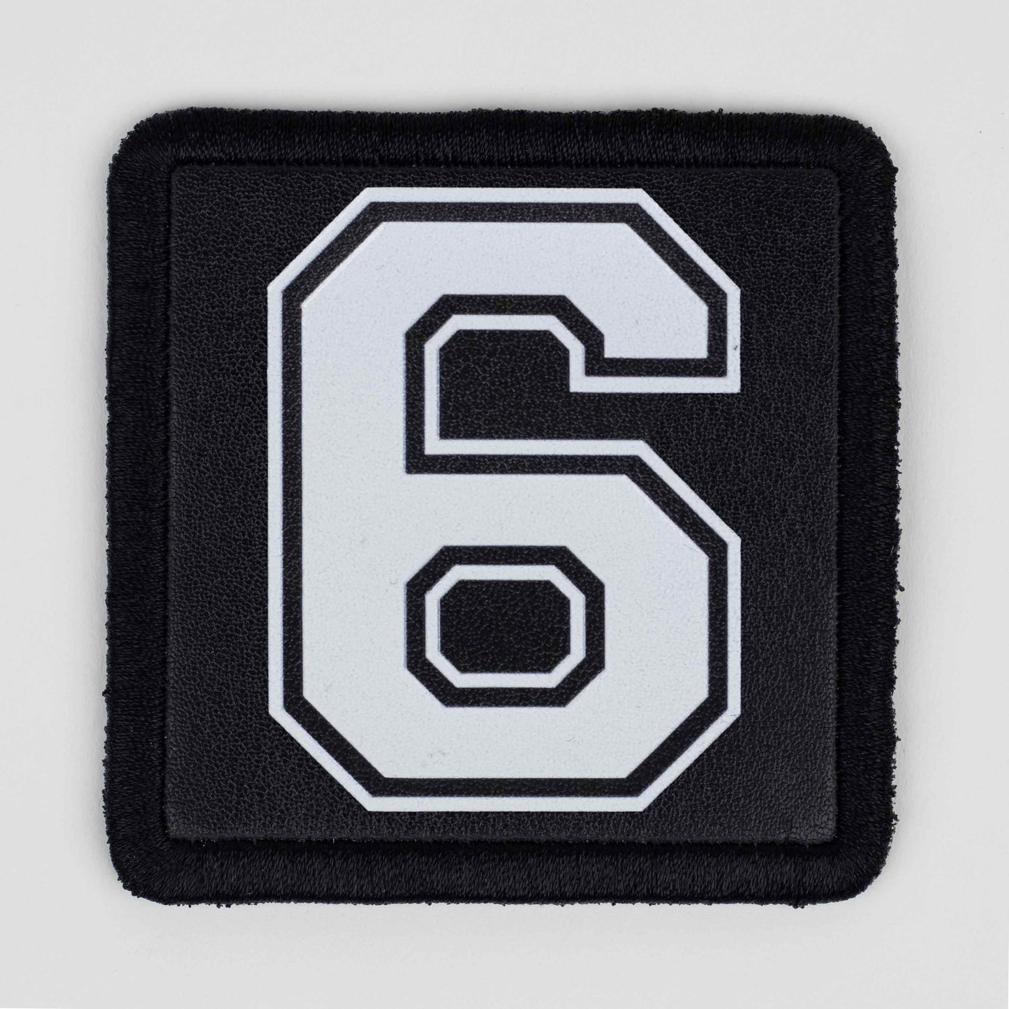 6 Logo Black Patch