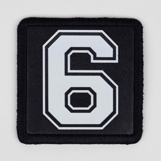 6 Logo Black Patch