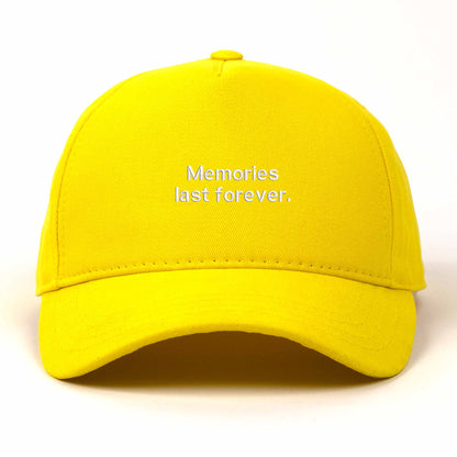 Memories Last Forever Embroidered Cap