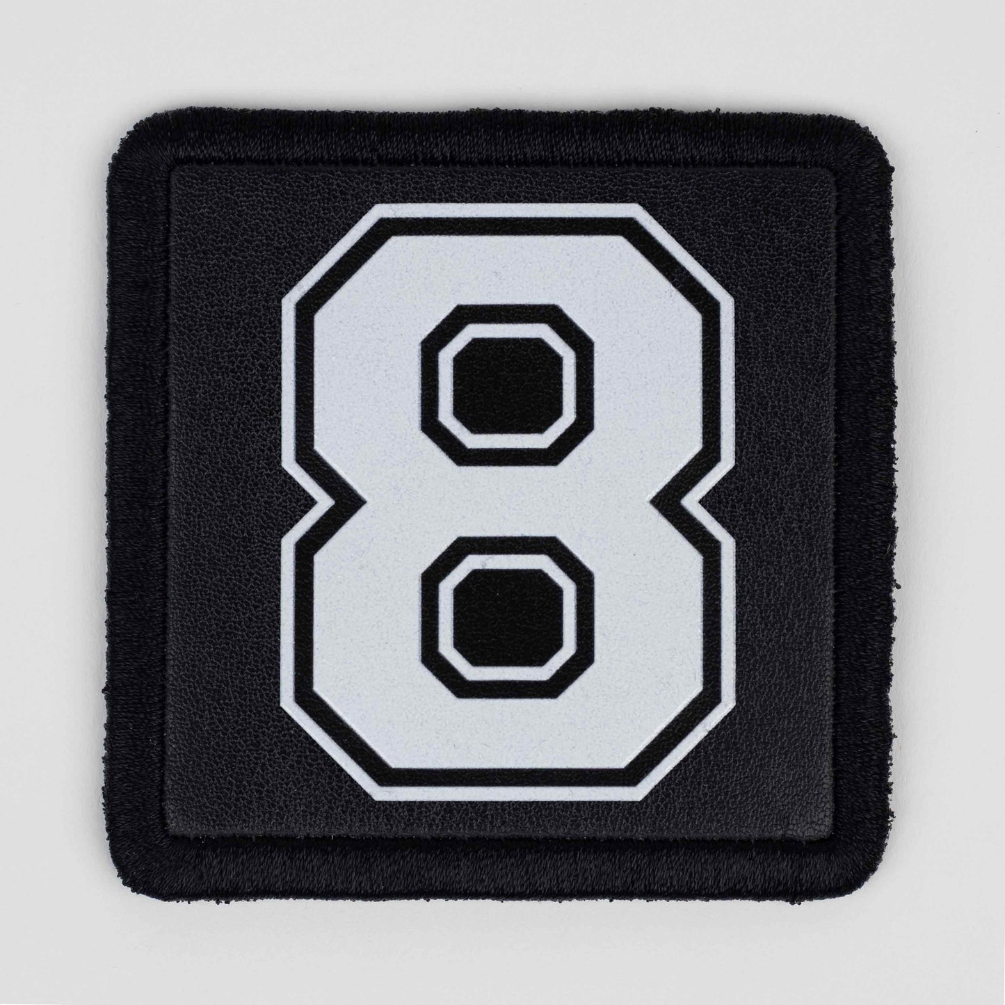 8 Logo Black Patch