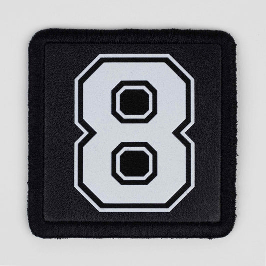 8 Logo Black Patch