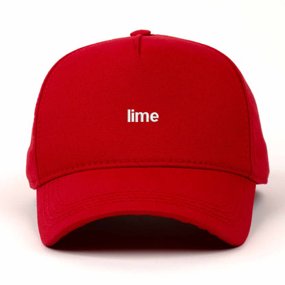 Lime Embroidered Cap