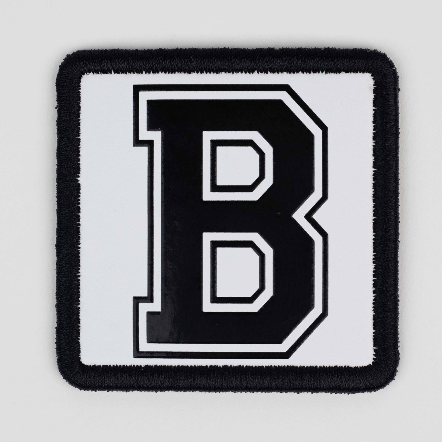 B Logo White Patch