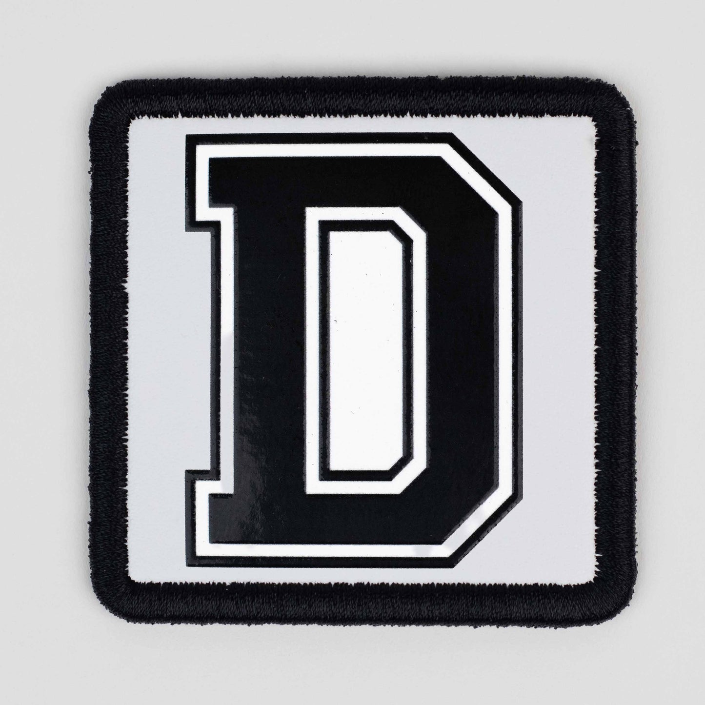 D Logo White Patch