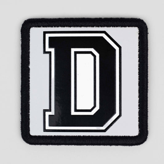 D Logo White Patch
