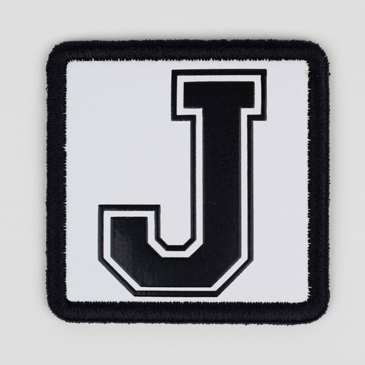 J Logo White Patch