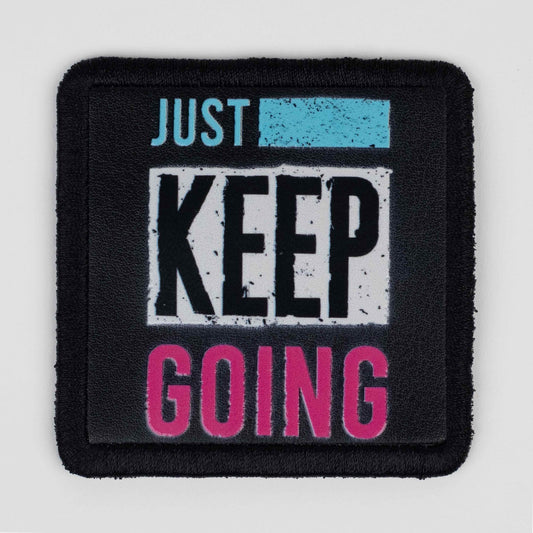 Just Keep Going Logo Patch