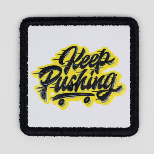 Keep Pushing Logo Patch