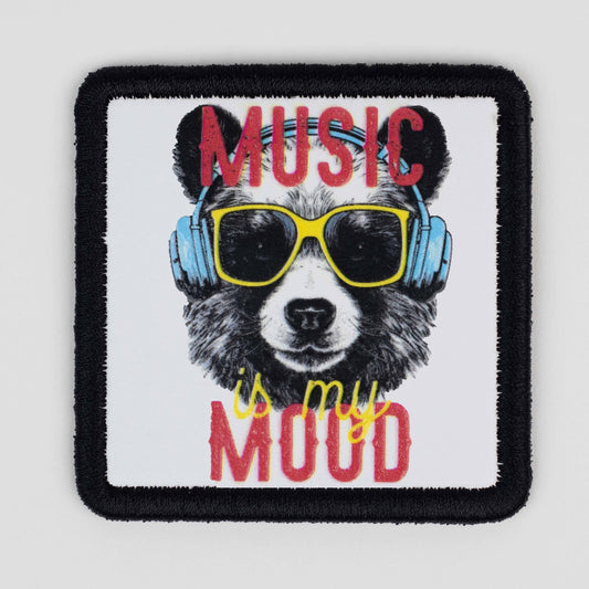 Music Is My Mood Logo Patch