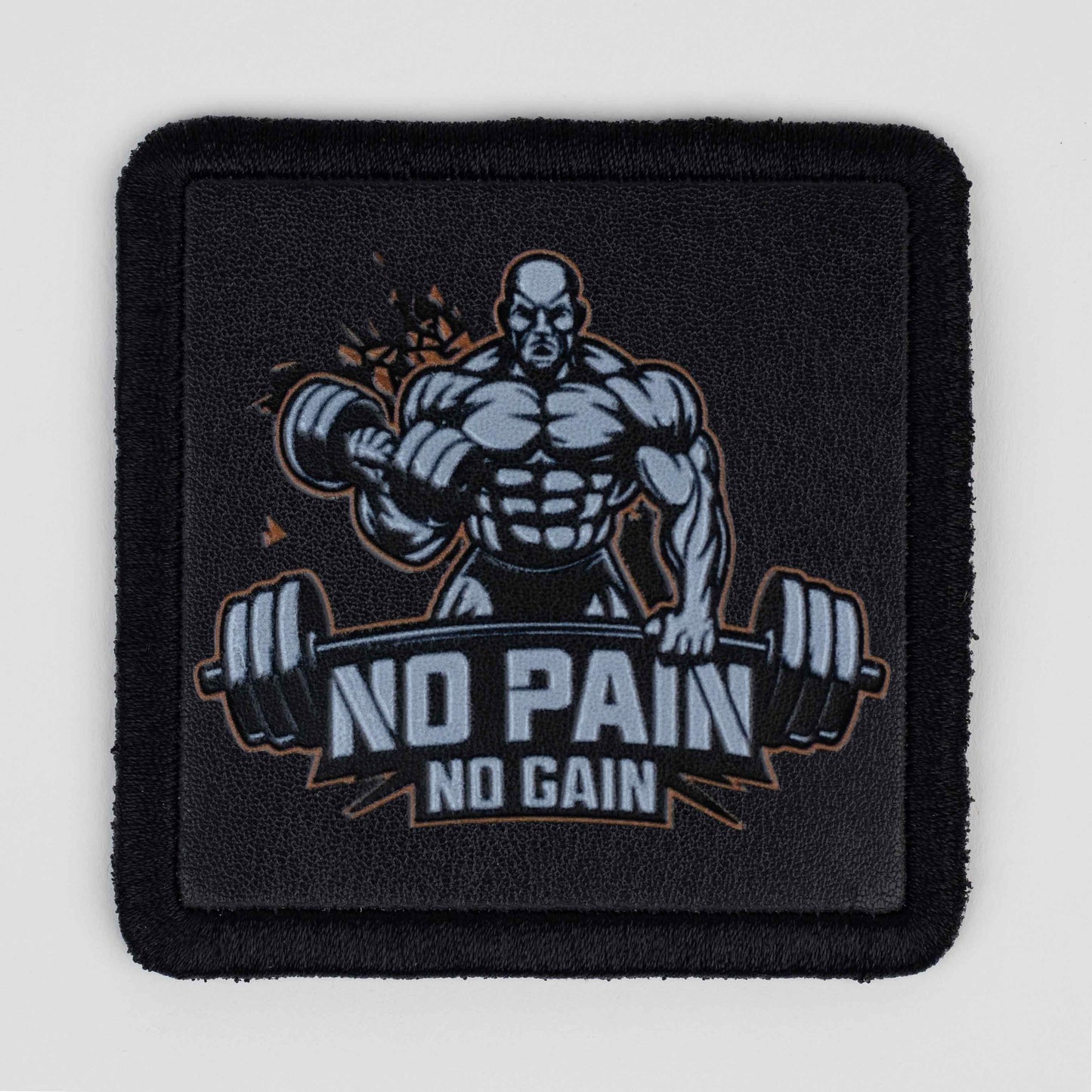 No Pain No Gain Logo Patch