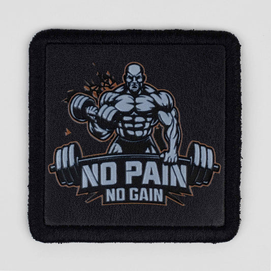 No Pain No Gain Logo Patch