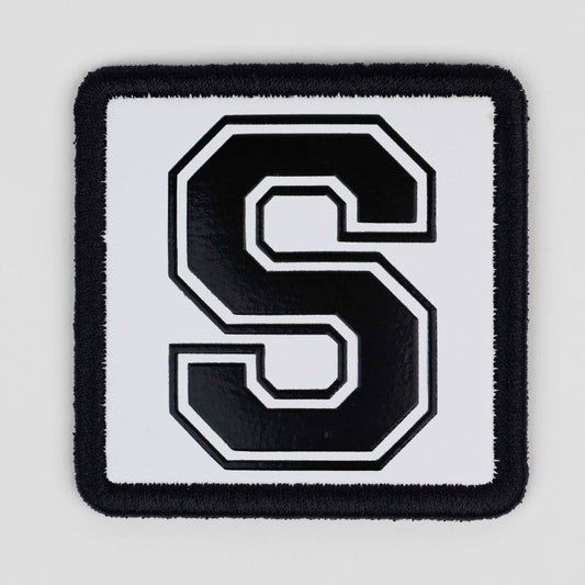 S Logo White Patch