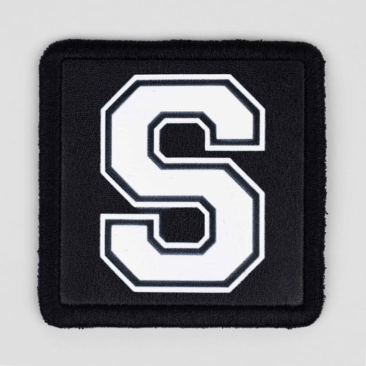 S Logo Black Patch